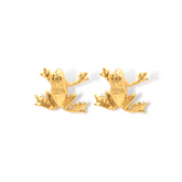 Aretes de rana grande vista diagonal